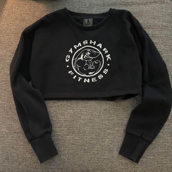 Gymshark Tops - Gymshark legacy fitness crop sweatshirt M